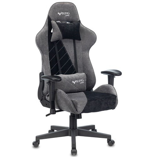 Компьютерное кресло Zombie VIKING X Fabric игровое, обивка: текстиль, цвет: серый/черный