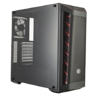 Корпус Cooler Master MasterBox MB511, 2xUSB3.0, 1x120 Fan, w/o PSU, Black, Red Trim, Mesh Front Panel, ATX (MCB-B511D-KANN-S00)