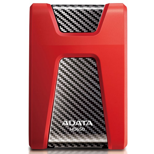 Внешний диск A-Data 2.5 1TB AHD650-1TU31-CRD HD650 USB3.1 1TB EXT. 2.5 RED (AHD650-1TU31-CRD)