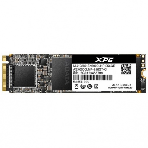 SSD накопитель A-Data PCI-E x4 256Gb XPG SX6000 Lite M.2 2280 (ASX6000LNP-256GT-C)