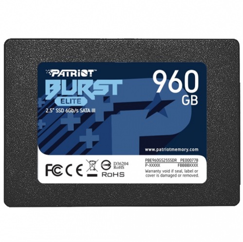 SSD  Patriot SATA 2.5 960GB BURST ELITE (PBE960GS25SSDR)