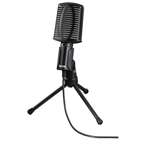 Микрофон проводной Hama 00139906 черный