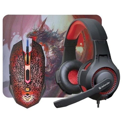 Гарнитура DEFENDER +MOUSE +MOUSE PAD MHP-003 52003