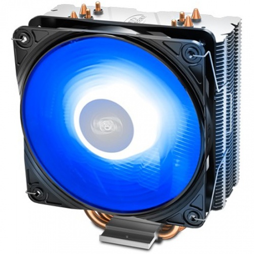   Deepcool GAMMAXX 400 V2 BLUE LGA1366/115X/AM4/AM3/+/AM2/+/FM2/+/FM1 20/, TDP 180, PWM, Blue Led Fan 120mm, 4 .    RET (GAMMAXX 400 V2 BLUE)