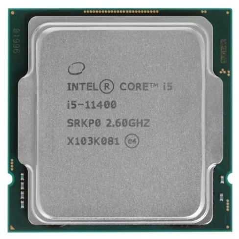  Soc-1200 Intel Core i5-11400 (2.6GHz/12MB/6 Cores) LGA1200 , UHD Graphics 730 350MHz, TDP 65W, max 128Gb DDR4-3200 (CM8070804497015SRKP0)
