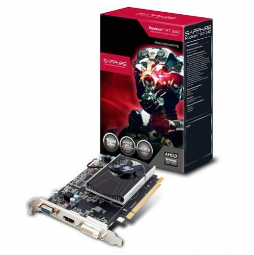 Sapphire AMD  Radeon R7 240 11216-35-20G R7 240 4G boost 4 DDR3, lite