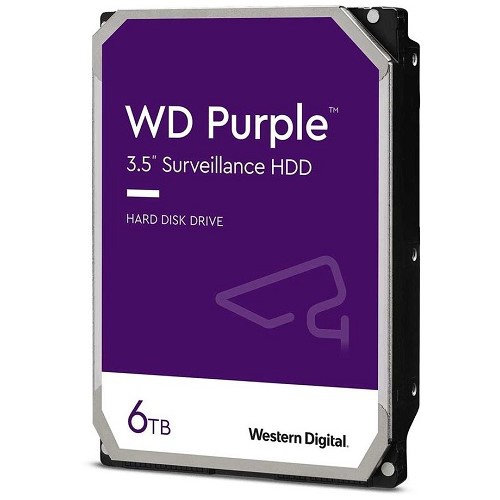   WD HDD SATA-III 6Tb Purple WD62PURX, IntelliPower, 256MB buffer (WD62PURX)