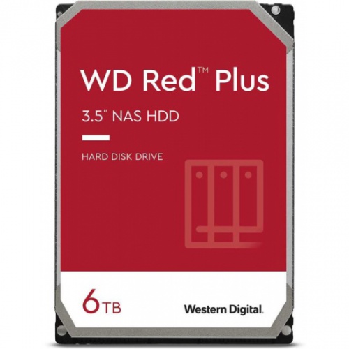   WD Original SATA-III 6Tb WD60EFZX NAS Red Plus (5640rpm) 128Mb 3.5 (WD60EFZX)