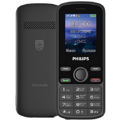 Philips E111 Xenium Black (черный)