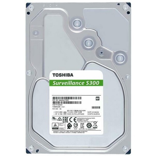   Toshiba S300 Surveillance 6 3.5' 5400RPM 256MB SATA-III (HDWT860UZSVA/HDKPB06Z0A01S)