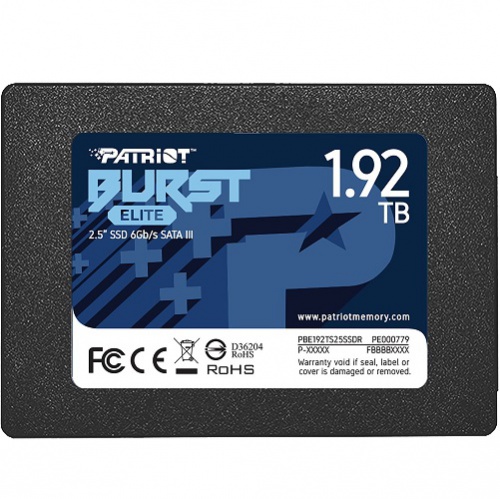 SSD  Patriot SATA III 1920Gb Burst Elite 2.5 (PBE192TS25SSDR)