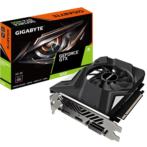 Gigabyte GeForce GTX 1650 4GB OC (128Bit/GDDR6/DVI/HDMI/DP/RTL) (GV-N1656OC-4GD 2.0)