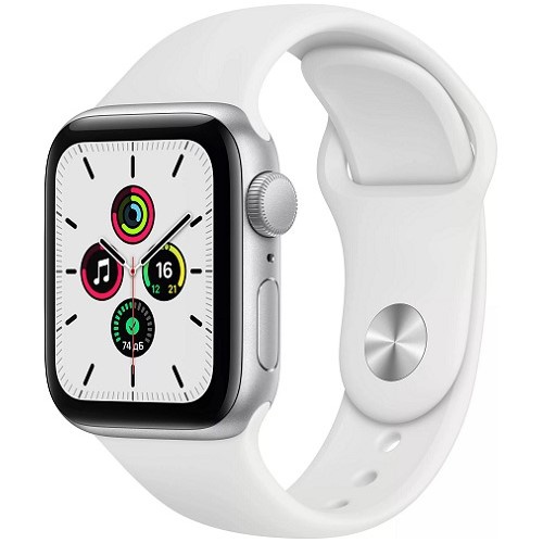 Смарт-часы Apple Watch SE 40мм Cеребристый / Белый (MYDM2RU/A)