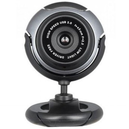 Веб-камера A4Tech PK-710G серый 0.3Mpix USB2.0 с микрофоном