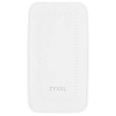 Wi-Fi точка доступа Zyxel NebulaFlex Pro WAC500H, Wave 2, 802.11a/b/g/n/ac (2,4 и 5 ГГц), MU-MIMO, настенная, антенны 2x2, до 300+866 Мбит/с, 3xLAN GE (1x PoE out), защита от 3G/4G, PoE