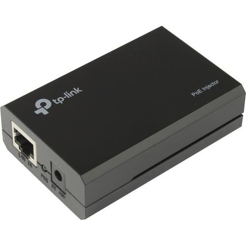Инжектор PoE TP-LINK TL-PoE150S, поддержка IEEE 802.3af, передача данных и питания по одному кабелю до 100м, пластиковый корпус, карманный размер, Plug and Play, RTL