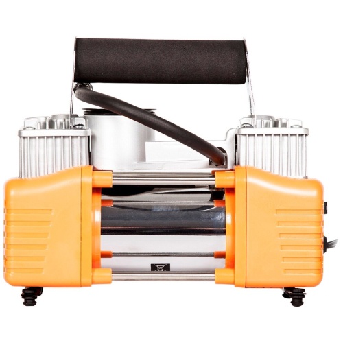 Автомобильный компрессор Bort BLK-700x2 оранжевый/серебристый