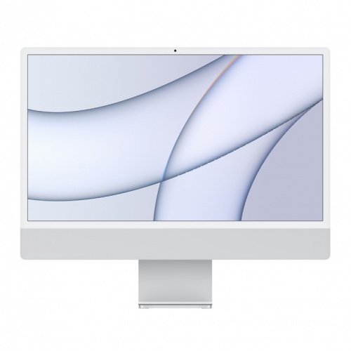 Моноблок Apple 24-inch iMac (2021): Retina 4.5K, Apple M1 chip with 8-core CPU & 7core GPU, 8GB, 256GB SSD, 2xTbt/USB 4, Keyboard, Mouse - Silver/ MGTF3RU/A