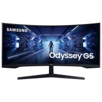 Монитор Samsung Odyssey G5 C34G55TWWI 34, черный [LC34G55TWWIXCI]