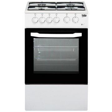Кухонная плита Beko CSS 42014 FW газовая белый и черный