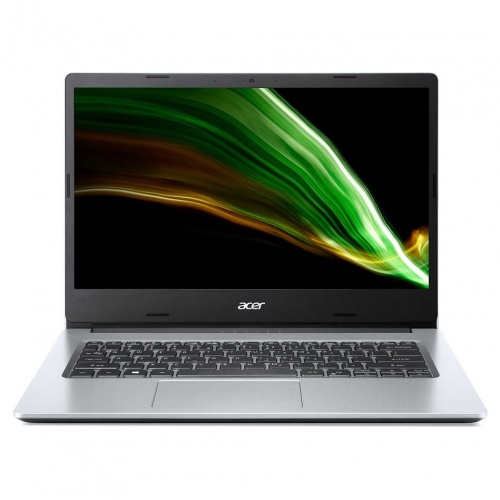 Ноутбук Acer Aspire 1 A114-33-P07T, 14, IPS, Intel Pentium Silver N6000 1.1ГГц, 4ГБ, 128ГБ eMMC, Intel UHD Graphics, Eshell, NX.A7VER.00K, серебристый