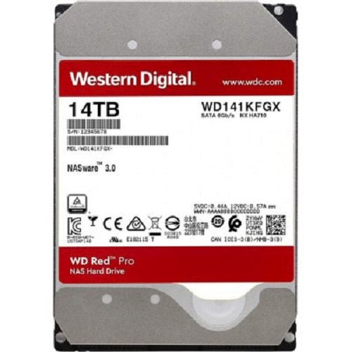   WD SATA 14TB 6GB/S 512MB RED PRO (WD141KFGX)