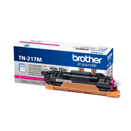 Картридж Brother TN217M 2300 стр. пурпурный для  MFC-L3770CDW, DCP-L3550CDW, HL-L3230CDW