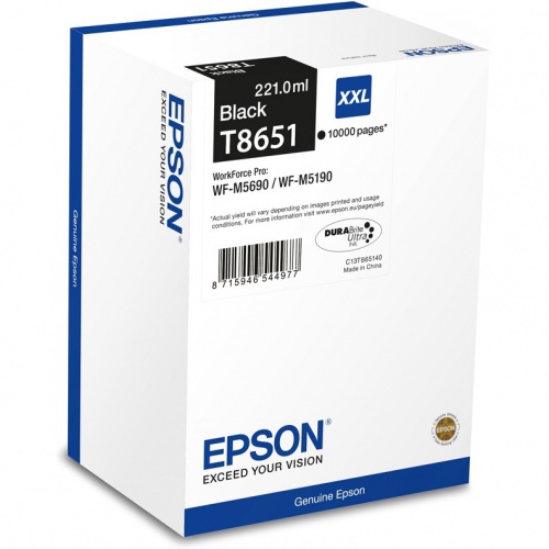  Epson T8651 C13T865140  (10000.) (221)  Epson WF5190/5690