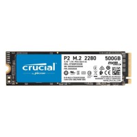 SSD накопитель Crucial P2 SSD 500GB, M.2 (2280), PCIe Gen 3.0, NVMe, R2300/W940, 150 TBW (CT500P2SSD8)