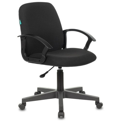  Компьютерное кресло Бюрократ CH-808-LOW/#B низкая спинка сиденье черный 3С11 НА ПИАСТРЕ