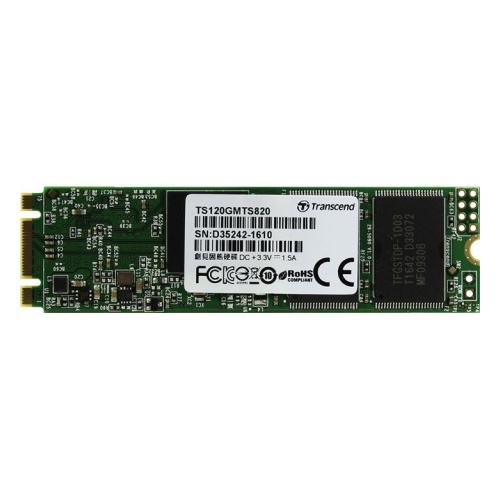 SSD  Transcend MTS820S, M.2 (80 ) SATA III, 3D NAND LC, 120  (TS120GMTS820S)