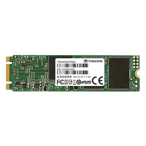 SSD  Transcend MTS820S, M.2 (80 ) SATA III, 3D NAND LC, 240  (TS240GMTS820S)