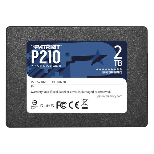 SSD  Patriot SATA III 2Tb P210 2.5 (P210S2TB25)