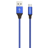 Дата-кабель PERO DC-02 micro-USB 2А 1м синий