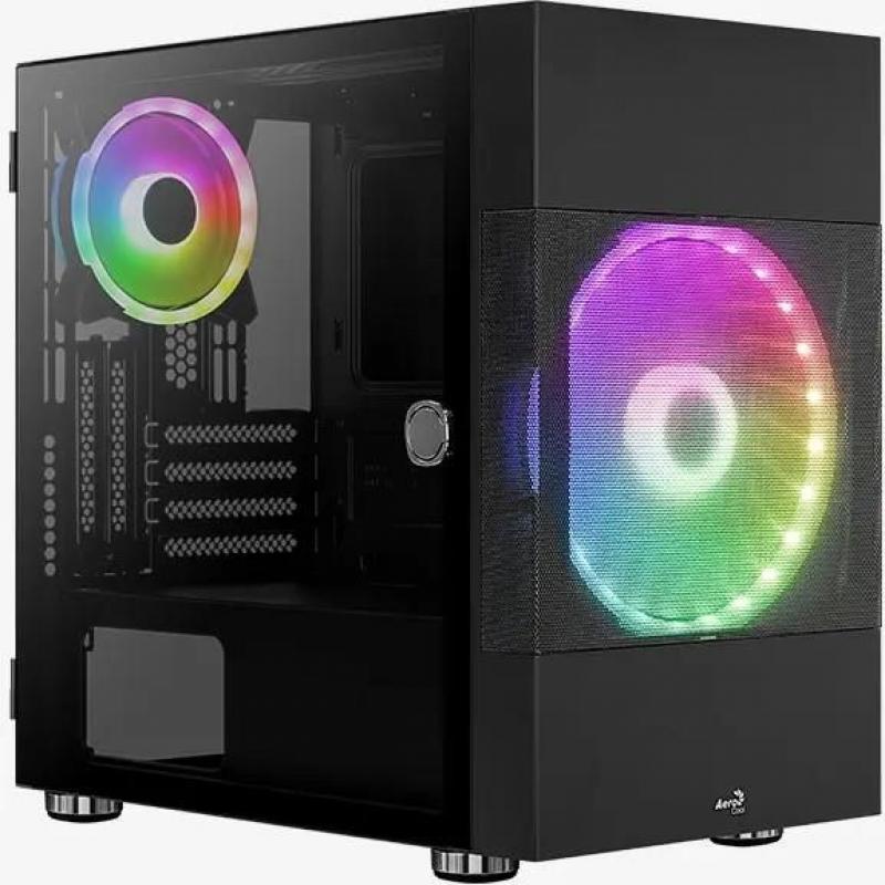  mATX Aerocool Atomic-G-BK-v1, Mini-Tower,  ,  