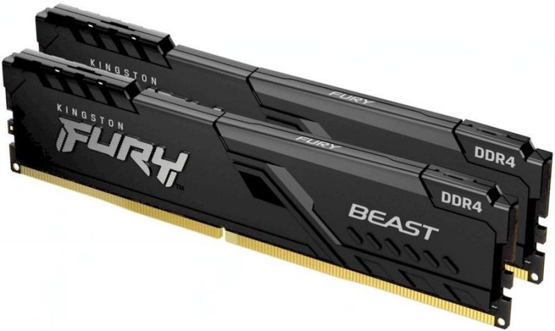  Kingston Fury Beast 64GB (2x 32) 2666MHz, DIMM, DDR4 CL16 Ret [KF426C16BBK2/64]