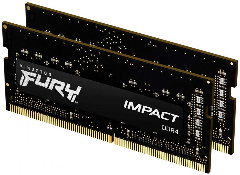  Kingston FURY Impact 64GB (2x32GB) 2666MHz SODIMM DDR4 CL16 [KF426S16IBK2/64]