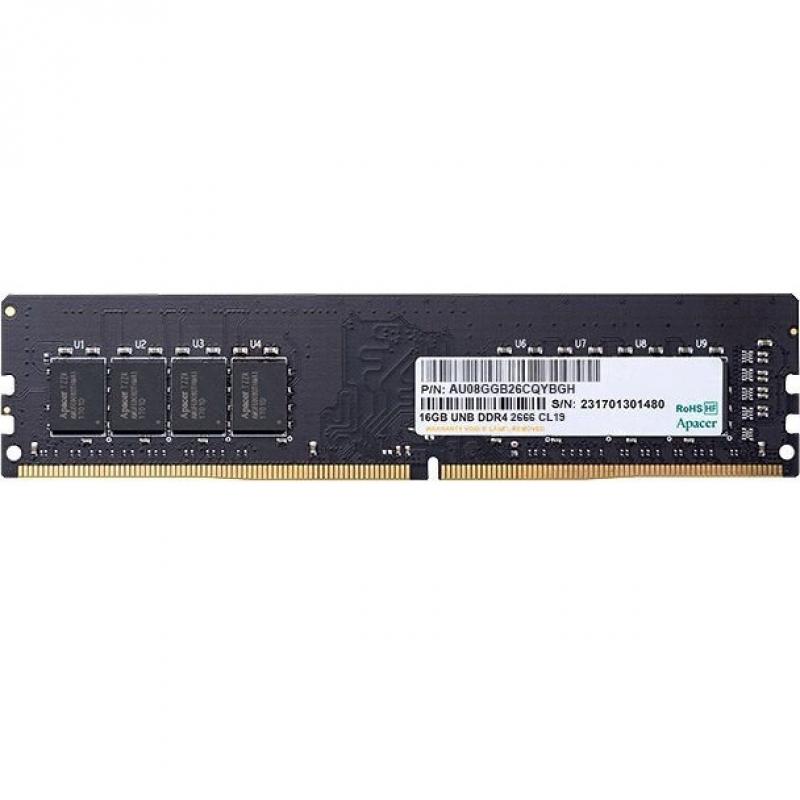  Apacer DDR4 8GB 2666MHz UDIMM (PC4-21300) CL19 1.2V (Retail) 1024*8 (AU08GGB26CQYBGH / EL.08G2V.GNH)