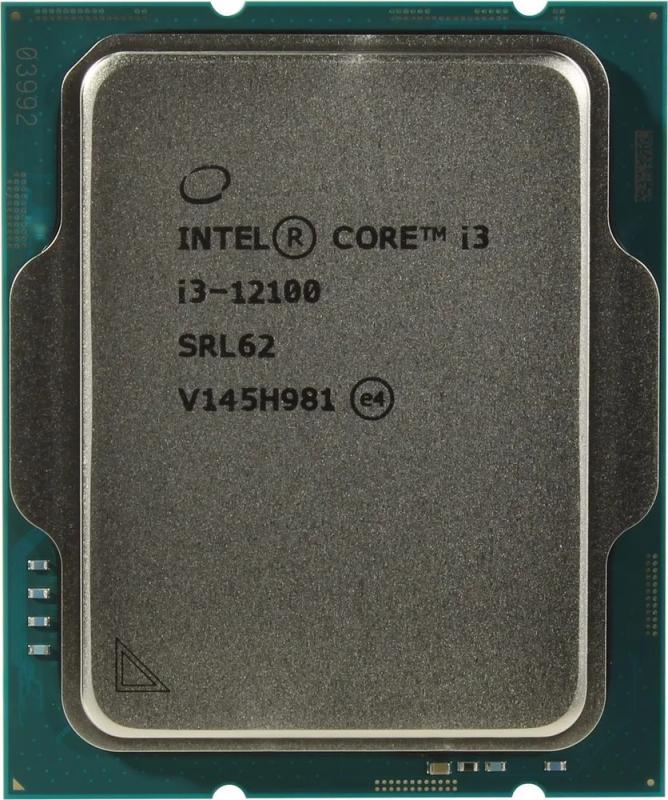 Процессор Intel Core i3-12100 Alder Lake OEM {3.3 ГГц/ 4.3 ГГц в режиме Turbo, 12MB, Intel UHD Graphics 730, LGA1700}