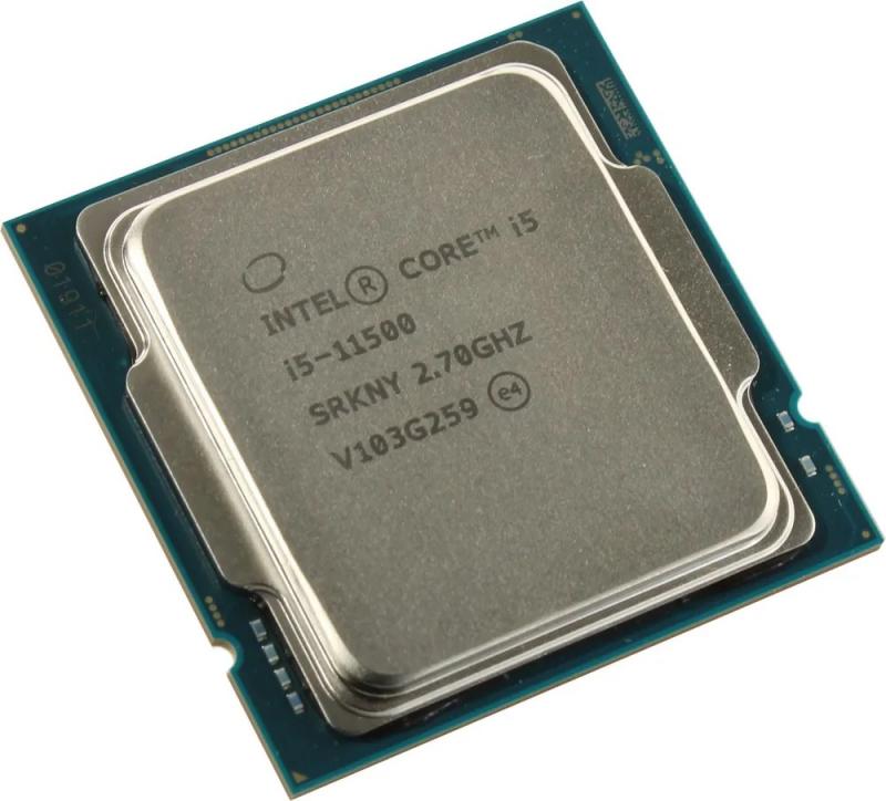 Intel Core i5-11500 (2.7GHz/12MB/6 cores) LGA1200 , UHD Graphics 750 350MHz, TDP 65W, max 128Gb DDR4-3200, CM8070804496809SRKNY, 1 year