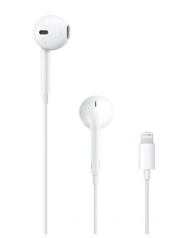 Apple EarPods, c lighting разъемом, Lightning, вкладыши, белый