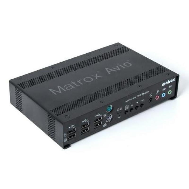   Matrox AV-F125RXF Receiver  Fiber Optic KVM  Extender DUAL display support