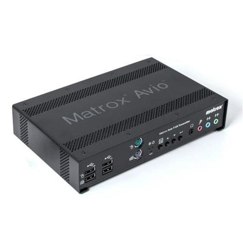   Matrox AV-F125TXF - Transmitter Fiber Optic KVM  Extender DUAL display support