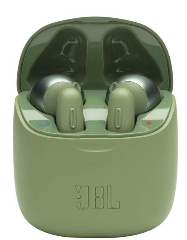 JBL Tune 220TWS, Bluetooth, вкладыши, зеленый [jblt220twsgrn]