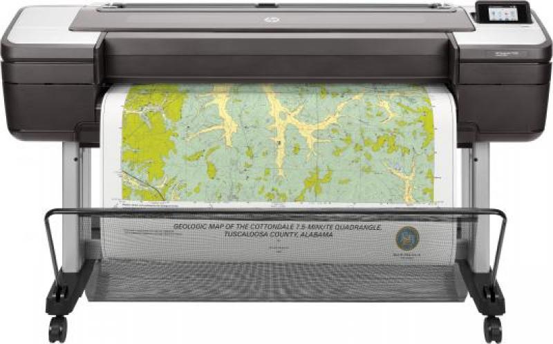  HP DesignJet T1700 [W6B55A] (44,2400x1200dpi, 26spp(A1), 128Gb(virtual), HDD500Gb, host USB type-A/GigEth,stand,sheet feed,1 rollfeed,autocutteTouchScreen, 6 cartridges/3 heads)