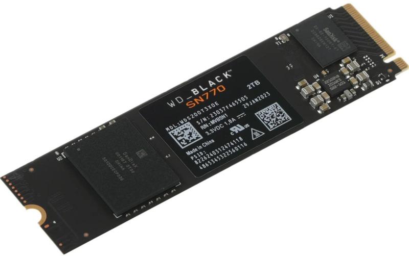 SSD  WD Black SN770 2, M.2 2280, PCIe 4.0 x4, NVMe, M.2 [WDS200T3X0E]