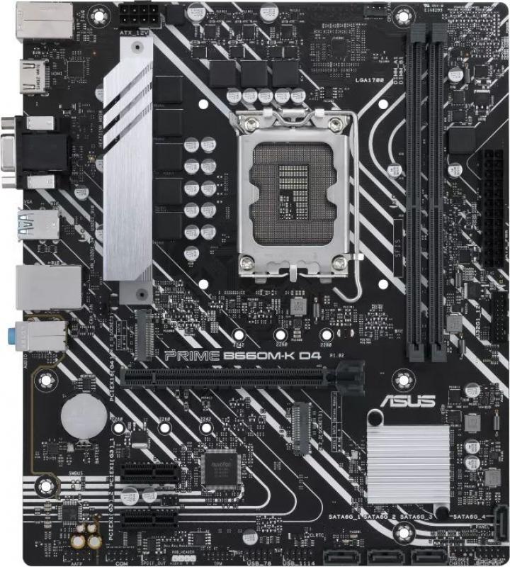   Asus PRIME B660M-K D4 Soc-1700 Intel B660 2xDDR4 mATX AC`97 8ch(7.1) GbLAN RAID+VGA+HDMI