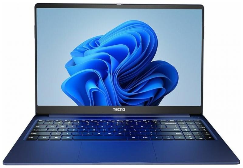 Ноутбук TECNO MegaBook T1, 15.6,  IPS, Intel Core i3 1005G1 1.2ГГц, 12ГБ, 256ГБ SSD,  Intel UHD Graphics , Ubuntu, [71003300063] темно-синий