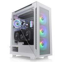 ������ Thermaltake Divider 500 TG Snow ARGB [CA-1T4-00M6WN-01] White Win/SPCC/Tempered Glass*4/120mm ARGB Fan*3/120mm Standard Fan*1