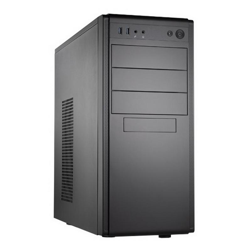  ATX Foxline FL-886-FL500S-U32 ATX case, black, w/PSU 500W 12cm, w/2xUSB3.0, w/ pwr cord, w/o FAN